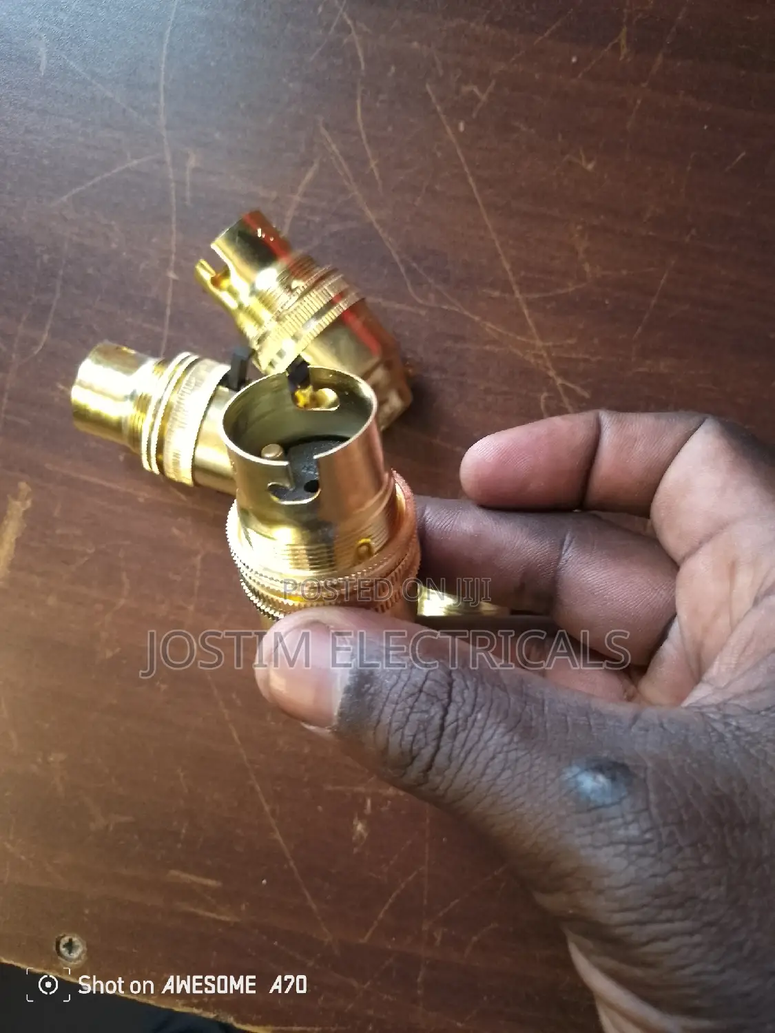 Brass Lamp Holder