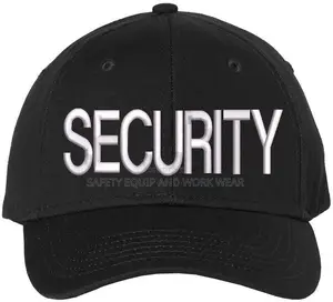 Security Guard Cap With Adjustable Size