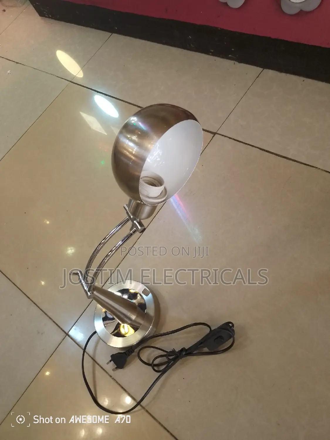 Silver Table Lamps
