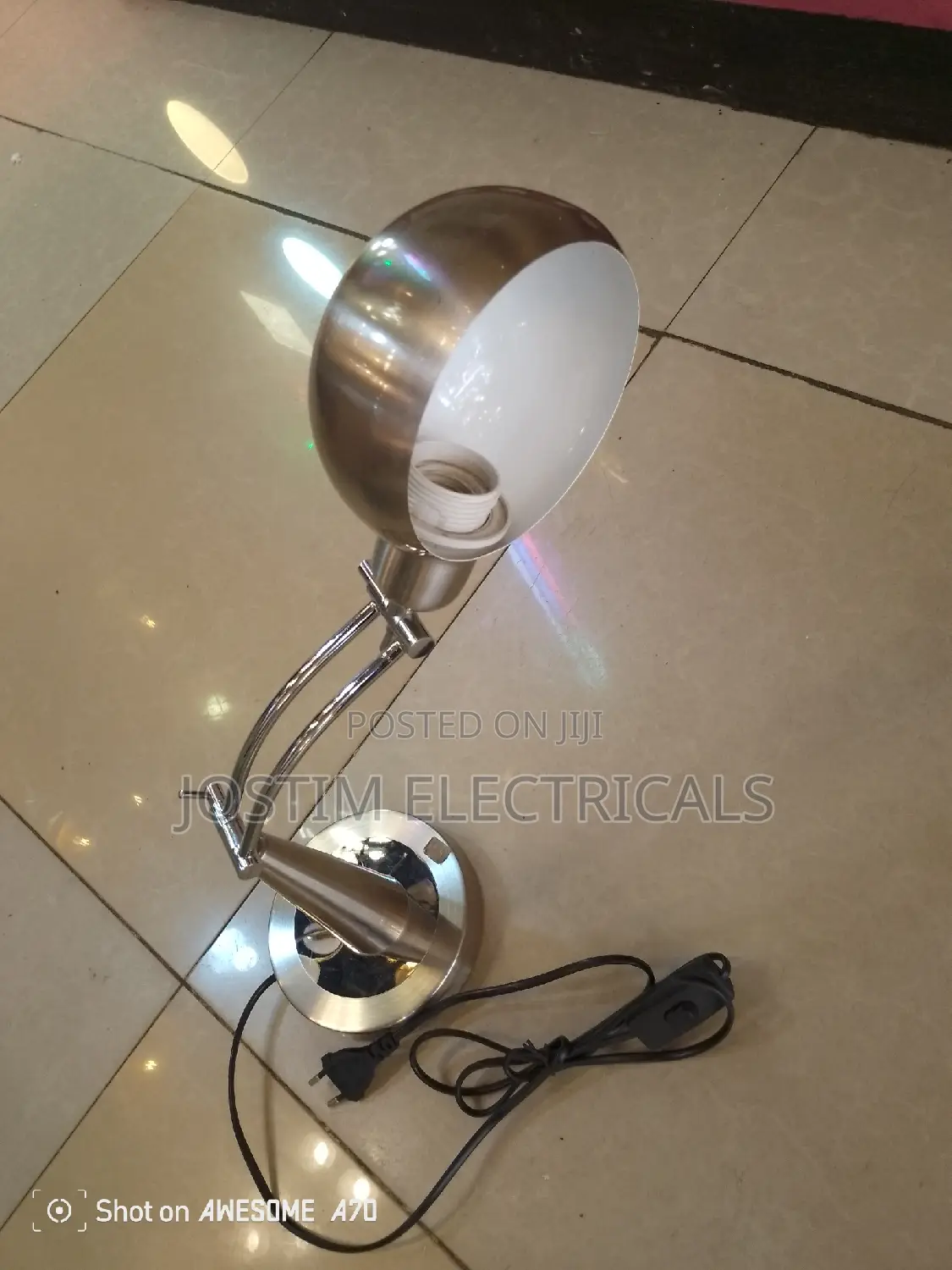 Silver Table Lamps
