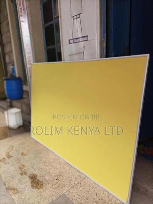 Notice Board - Noticeboard 120cmx180cm Yellow - thumbnail 2