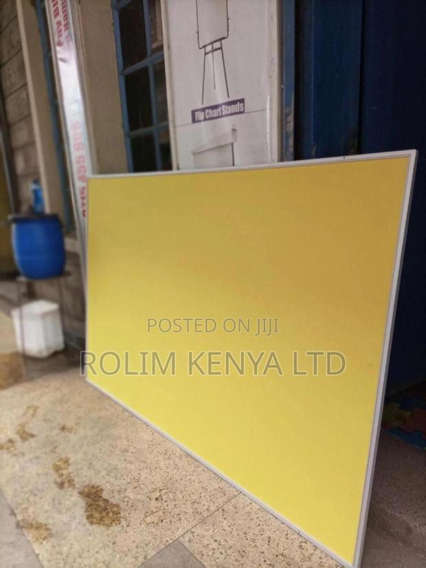 Notice Board - Noticeboard 120cmx180cm Yellow - main view