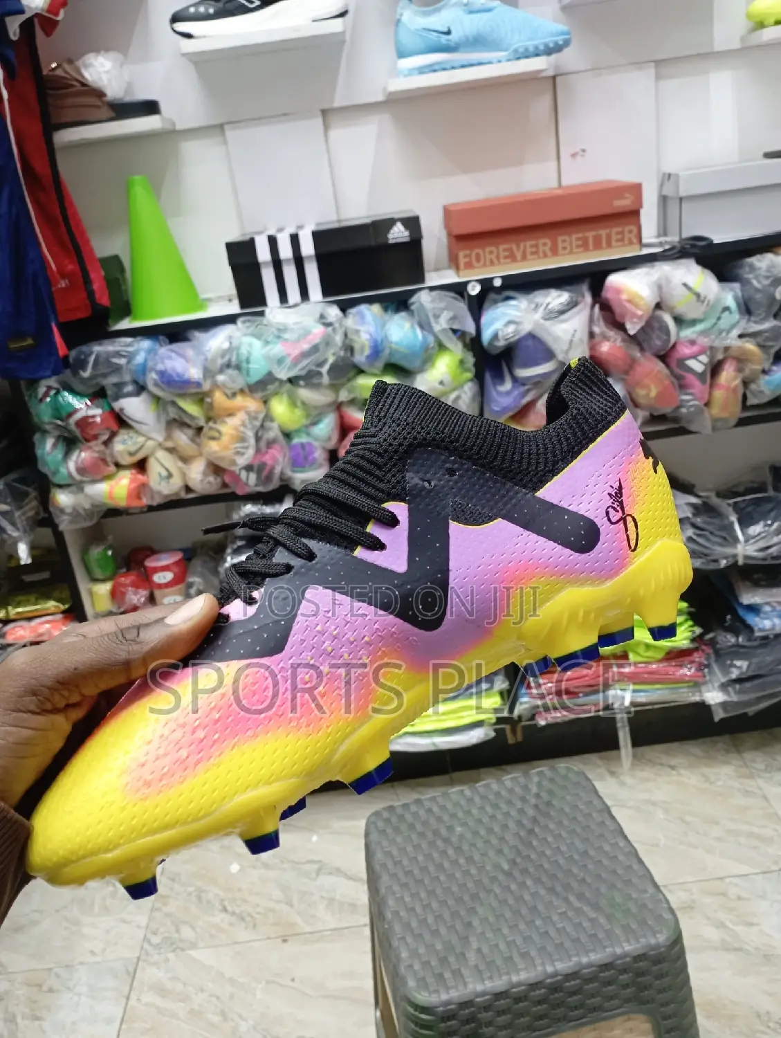 Puma Powertape Football Boots -Purple