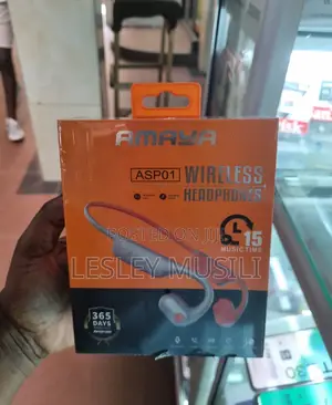 Amaya Wireless Sport Bone Conduction Earphones Neckband Es