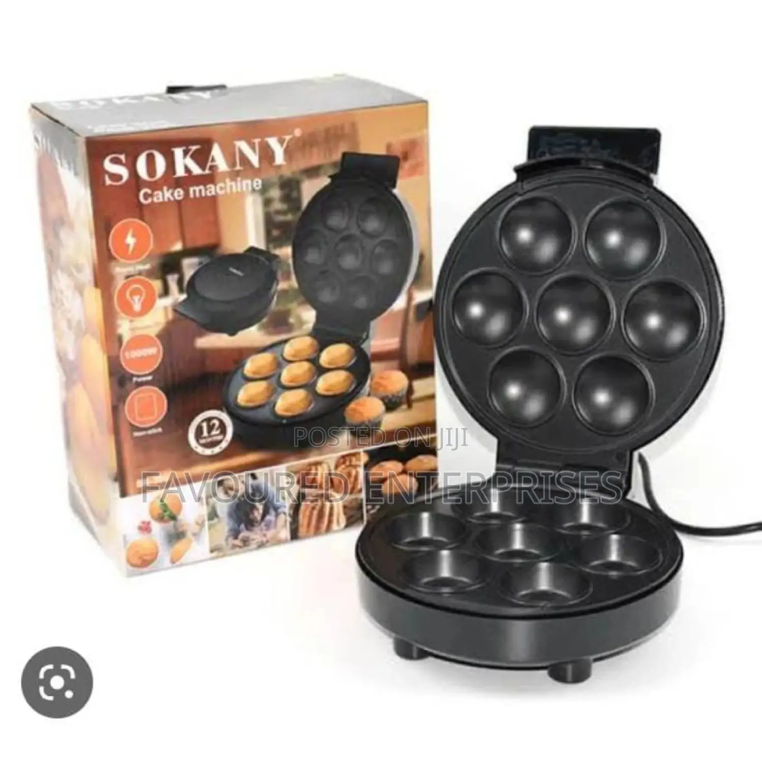 Sokany Multi Purpose Non Stick Muffins/Cake Machine