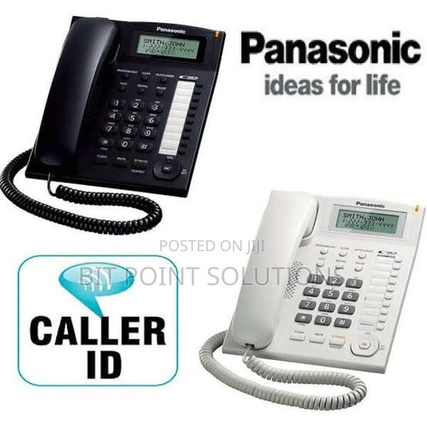 Panasonic Single Line KX-TS880W Corded Phone (Kx-Ts880w)