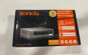 Tenda TEF1105P-4-63W 5 Port