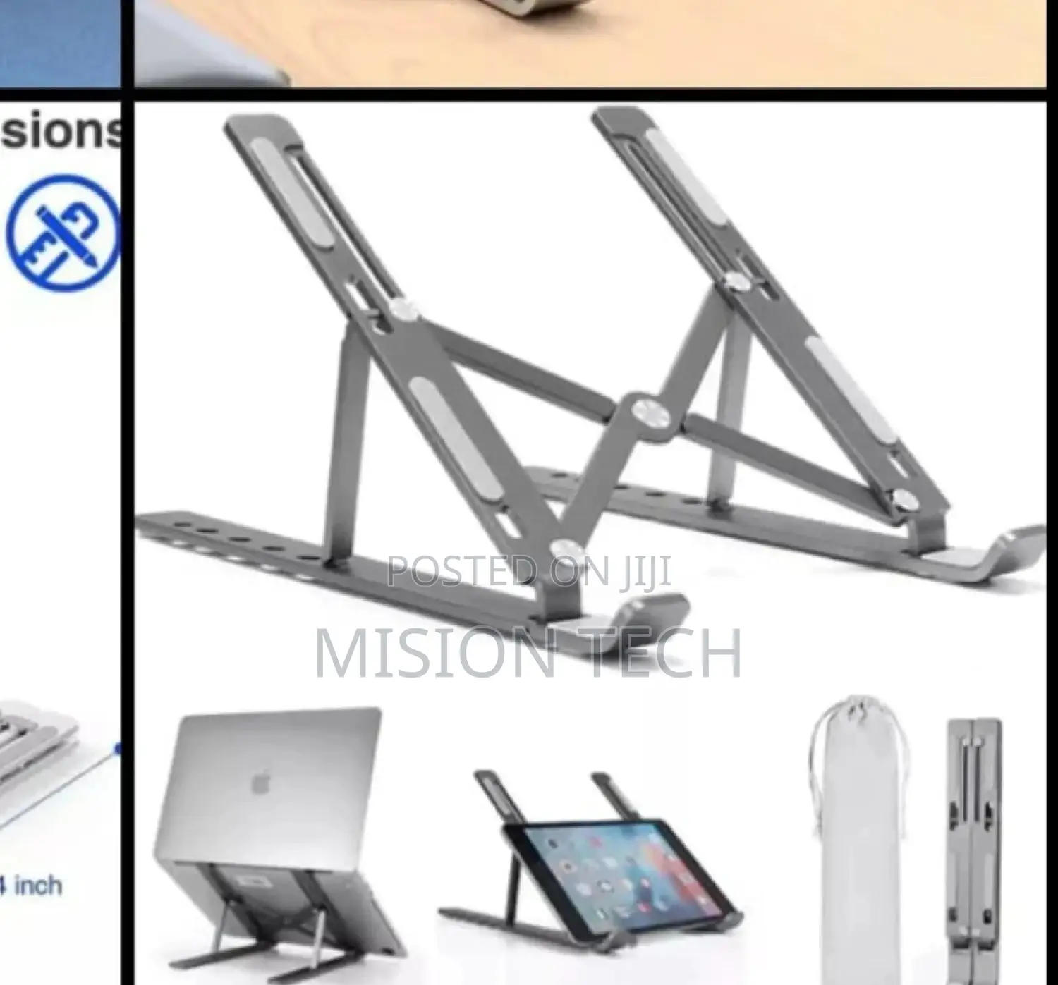 Portable Aluminum Laptop Stand
