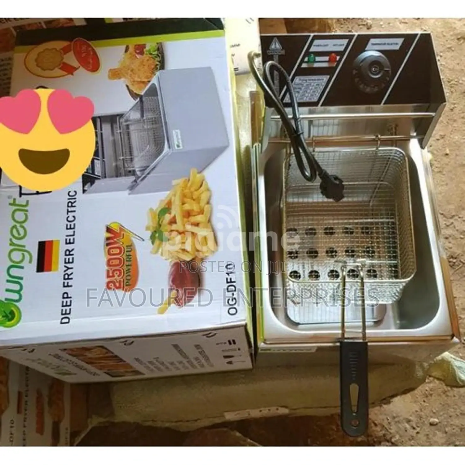 6 Litres Single Deep Fryer Ideal for Kitchens, Household