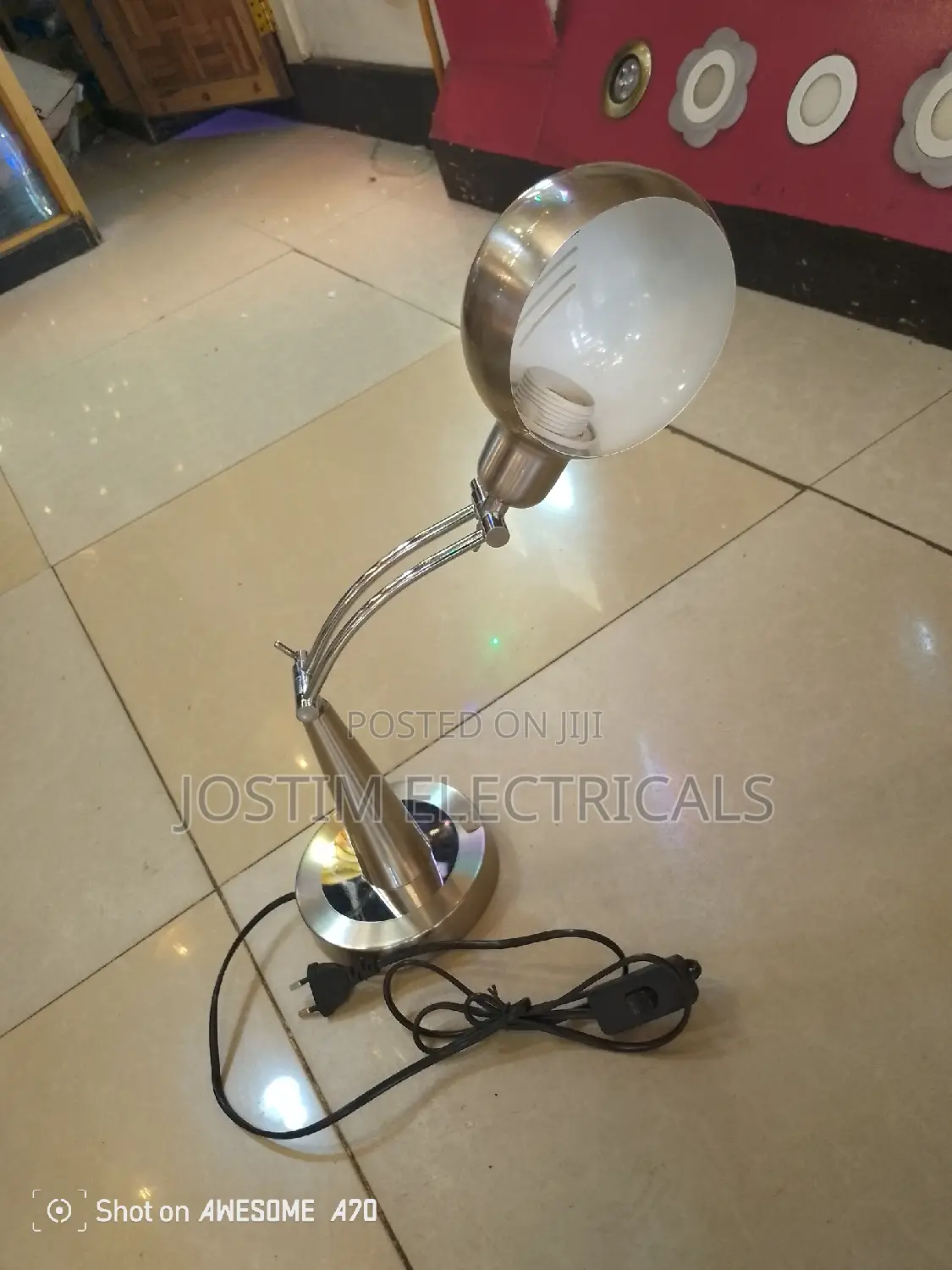 Table Lamp - Silver