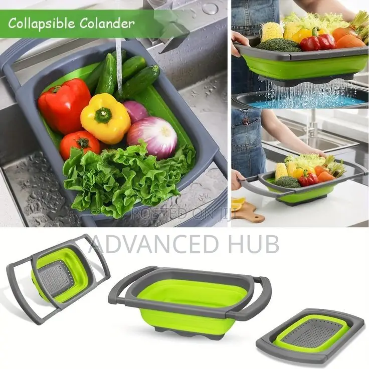Collapsible Over Sink Basin Collander