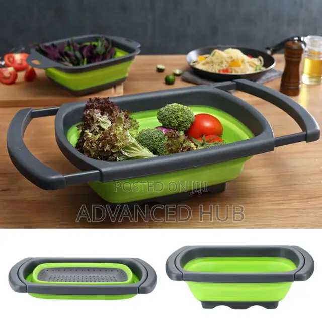 Collapsible Over Sink Basin Collander