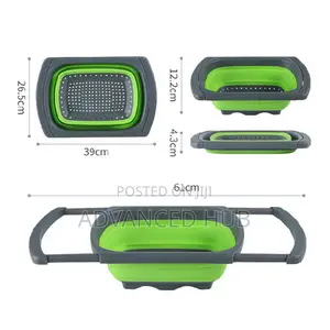 Collapsible Over Sink Basin Collander