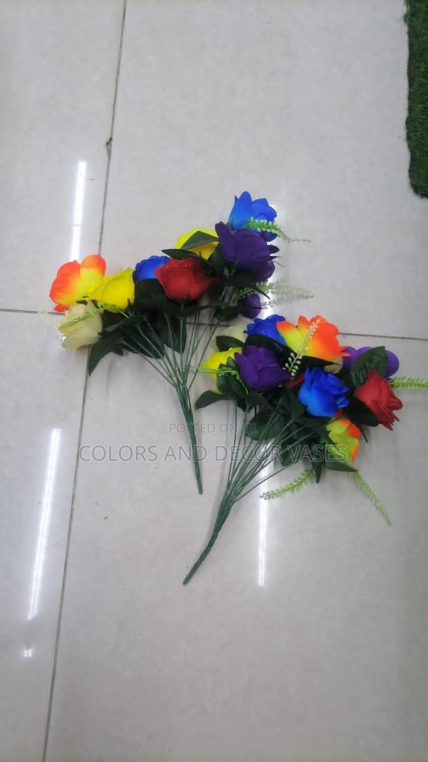 Artificial Flowers Colored