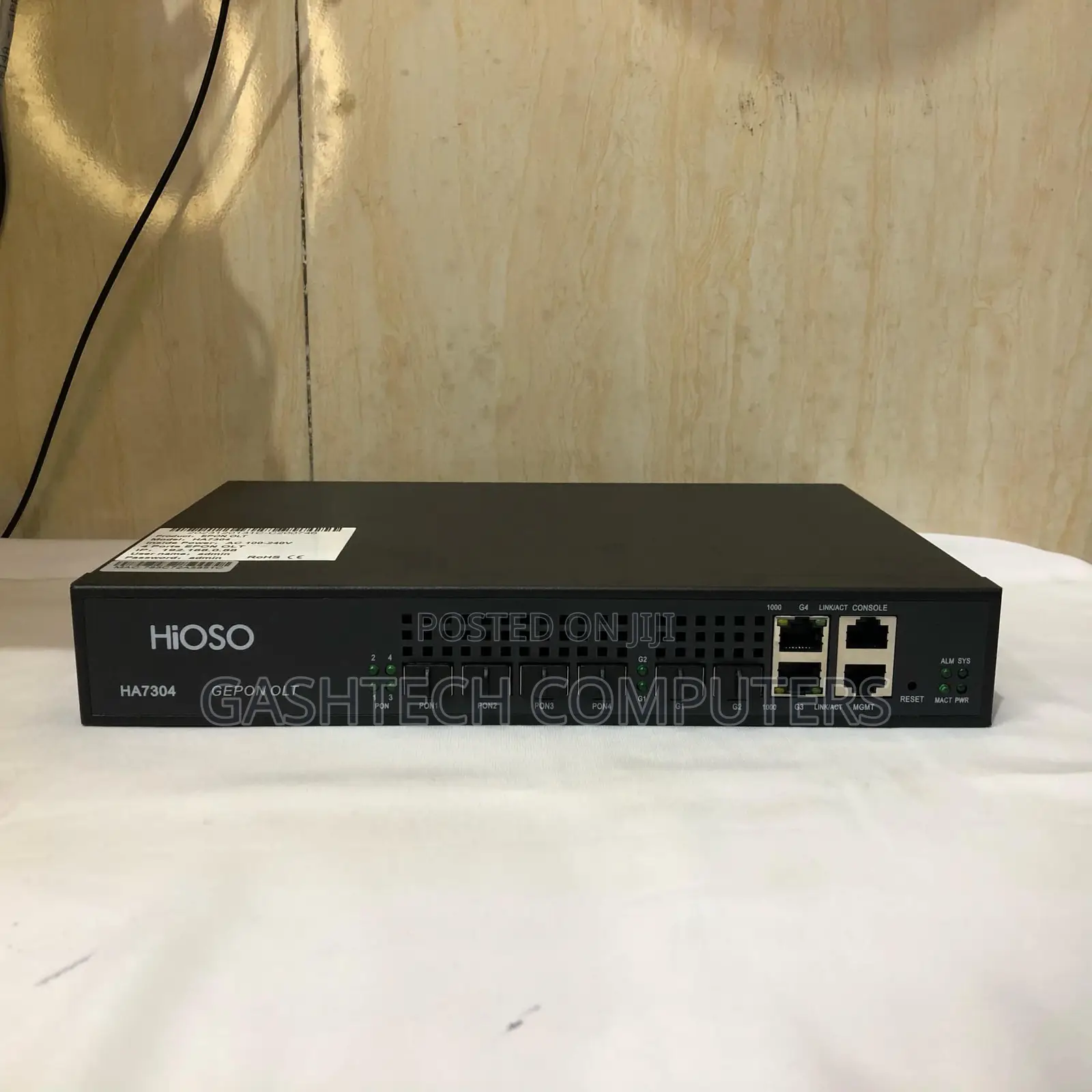 Hioso 4 Port //Olt Epon Ha7304 //Standalone Fiber Router
