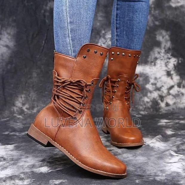 Mid Calf Boots - thumbnail 3