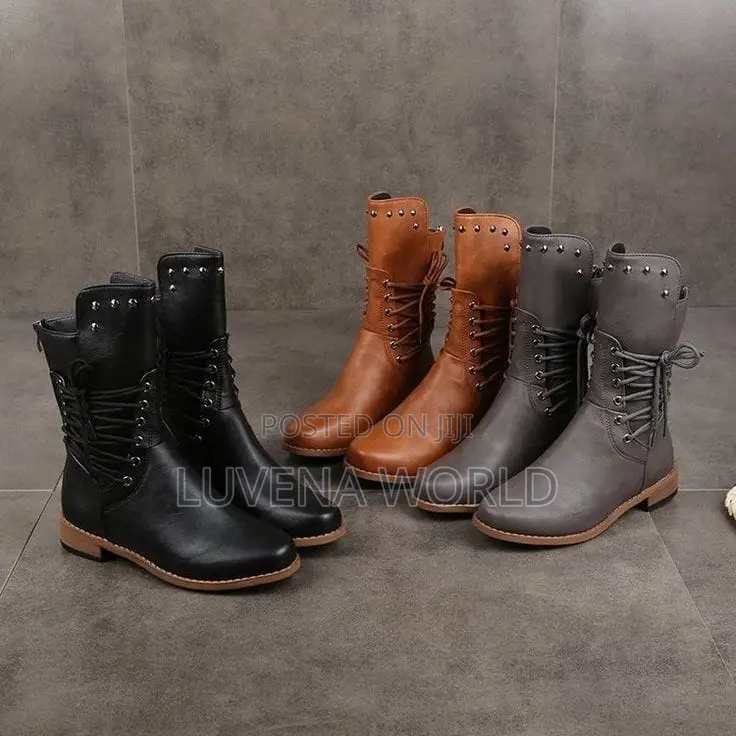 Mid Calf Boots