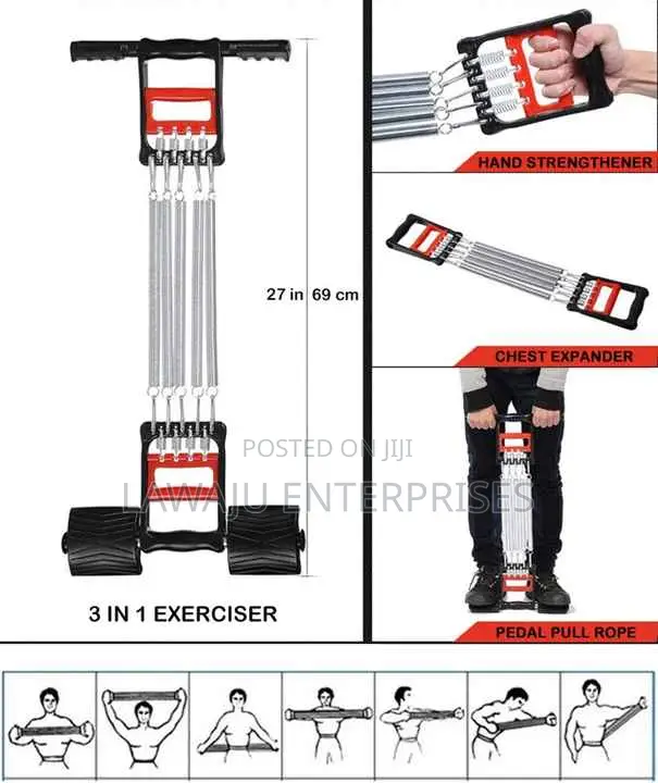 3 in 1 Spring Chest Pull Expander