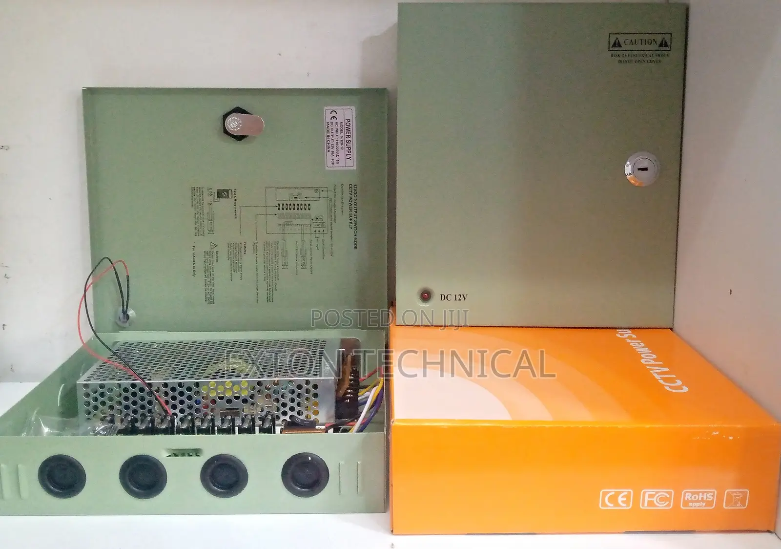 Fused Power Supply Unit 12v 10amps Closed.