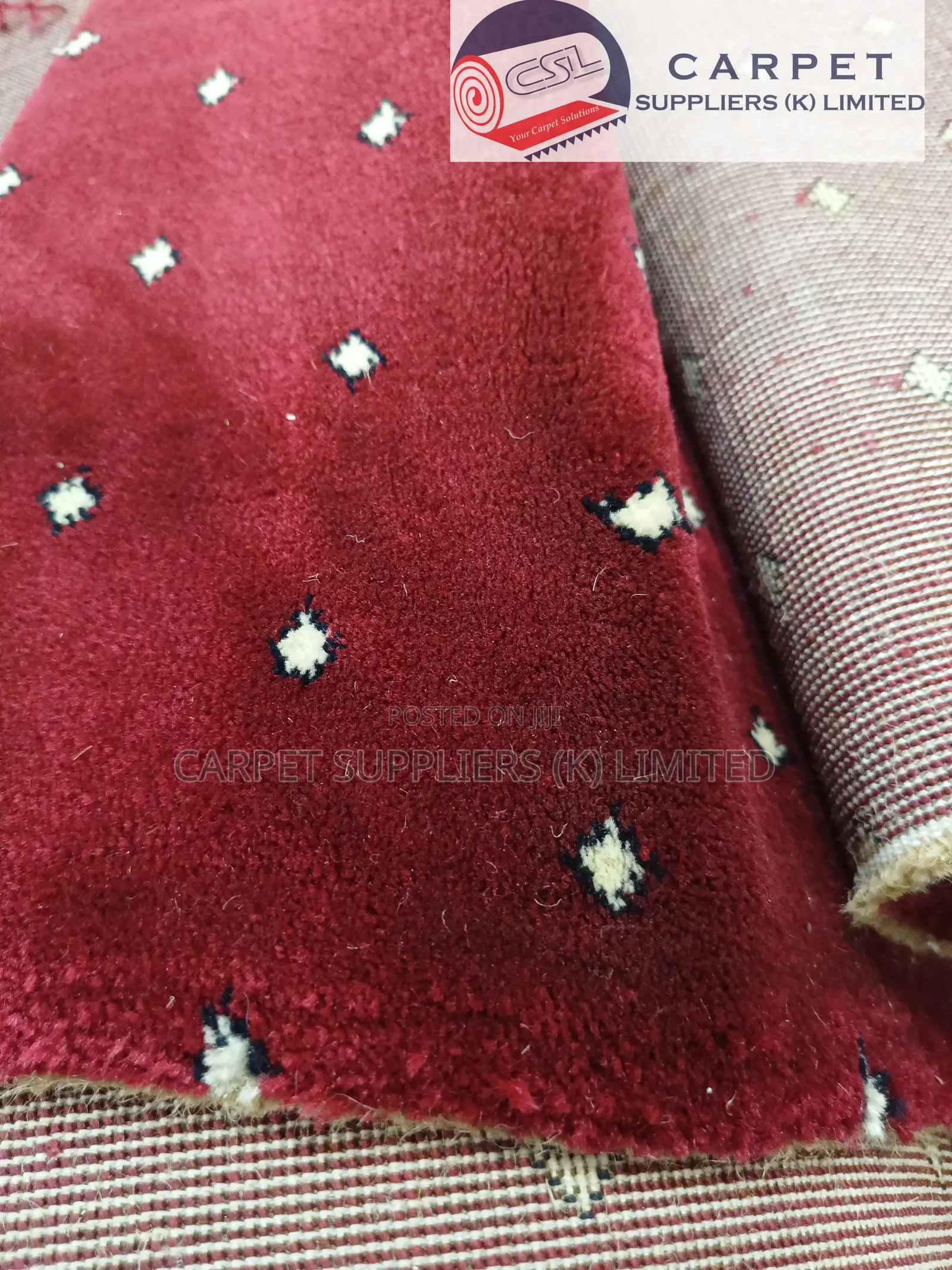 Red Wall to Wall Carpet