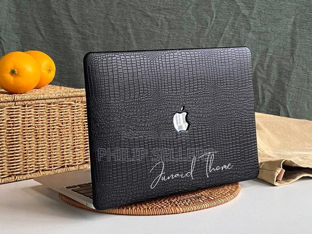 Coal Black Leather Macbook Case Protect Cover for Macbook Pr - main view