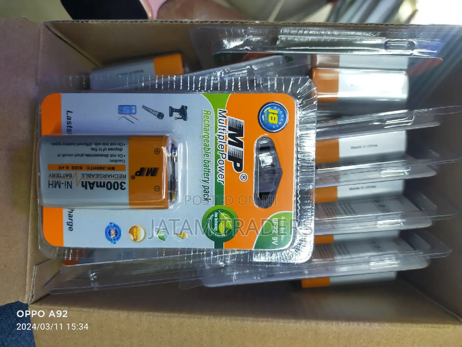 9v Rechargeable Batteries