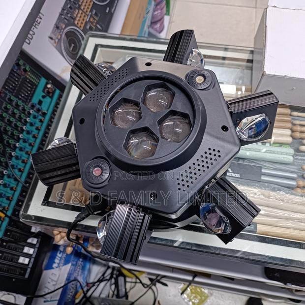 6 Arm Bee Moving Head Beam Light Party Light - thumbnail 3