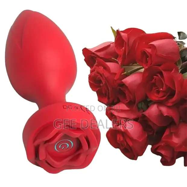 plug anal hinchable Remote Rose Blossom Vibrating Butt Plug – Xinghaoya main image 0
