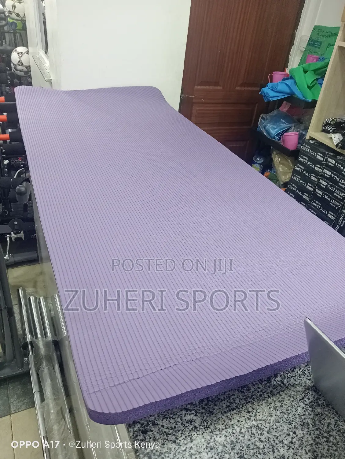 Exercise Mat 25mm Thick X 80cm Wide X 2m Long Yoga Mat