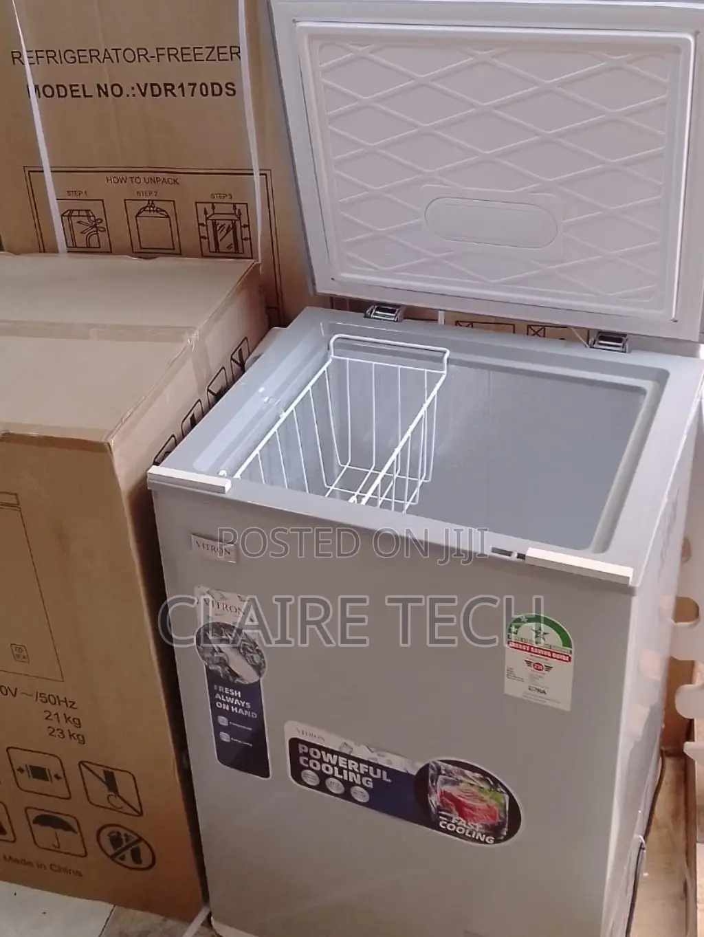 Silver Vitron 99 Litres Deep Freezer 