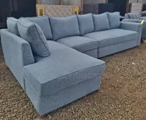 Quality Gray Corner Sofa 7 Seater