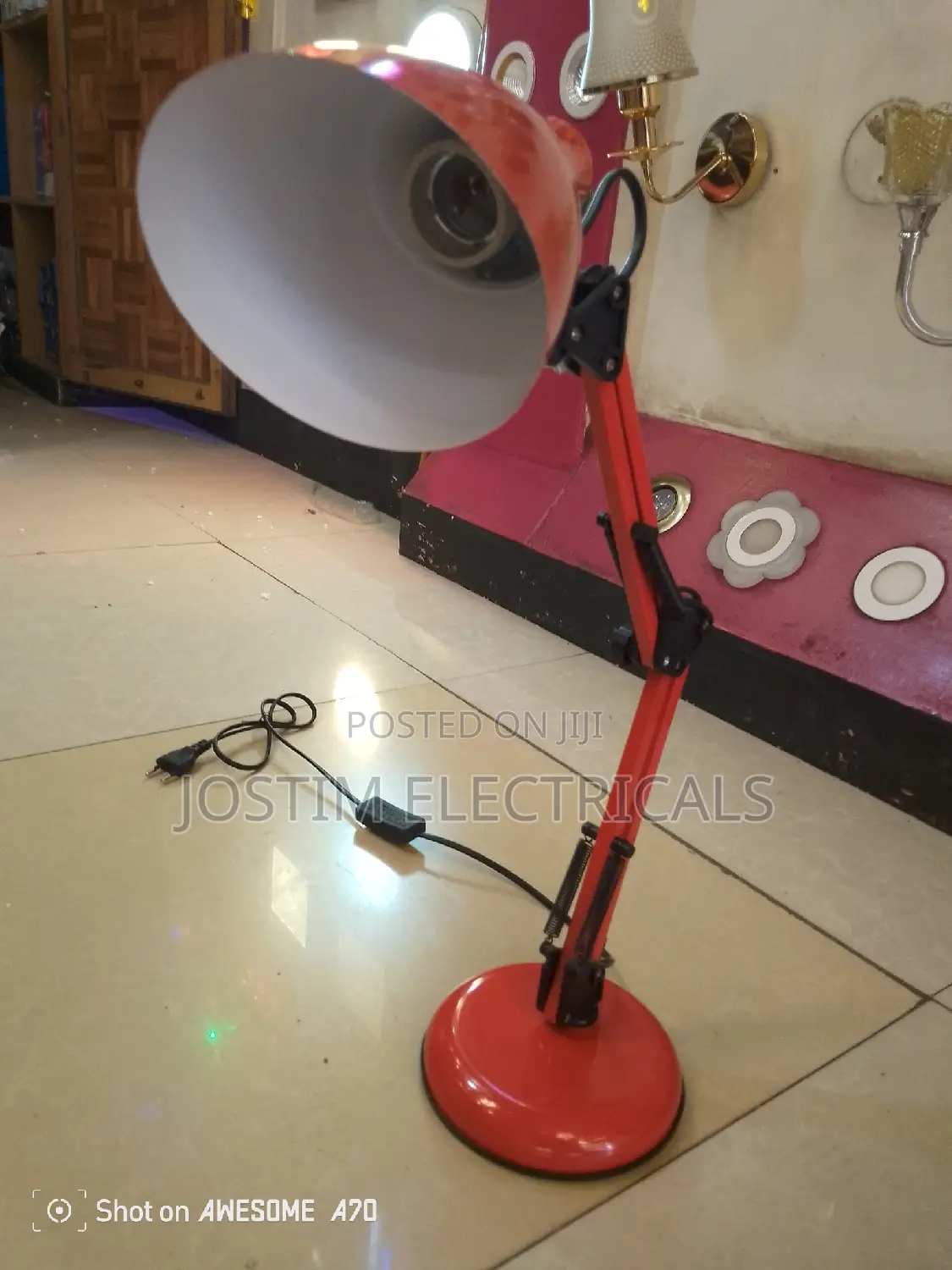 Red Stand Lamp
