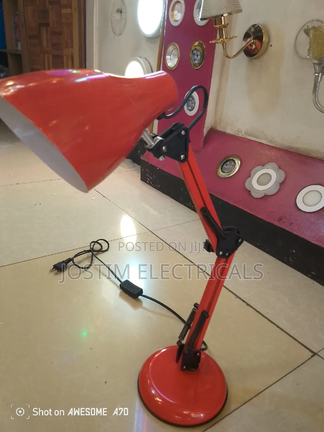 Red Stand Lamp