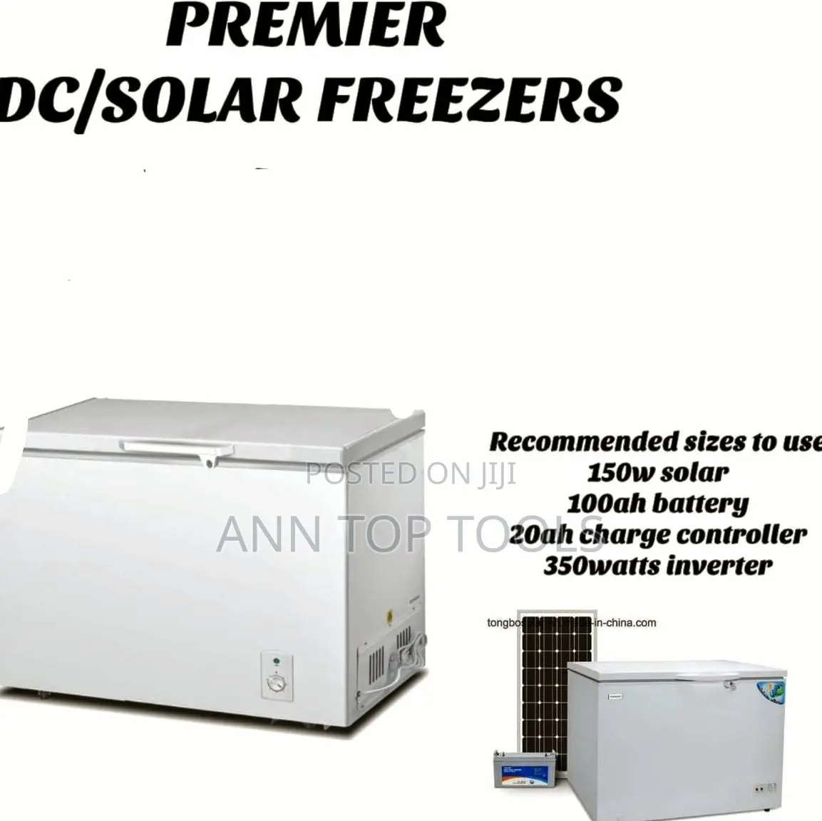 Premier Dc Solar Freezer 150ltrs