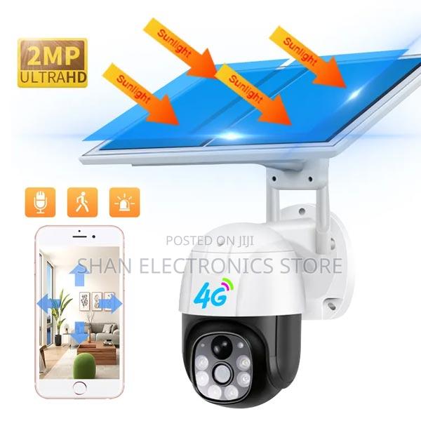 Wireless~Solar Camera' PTZ Pir Outdoor 4g Sim Card Powered '