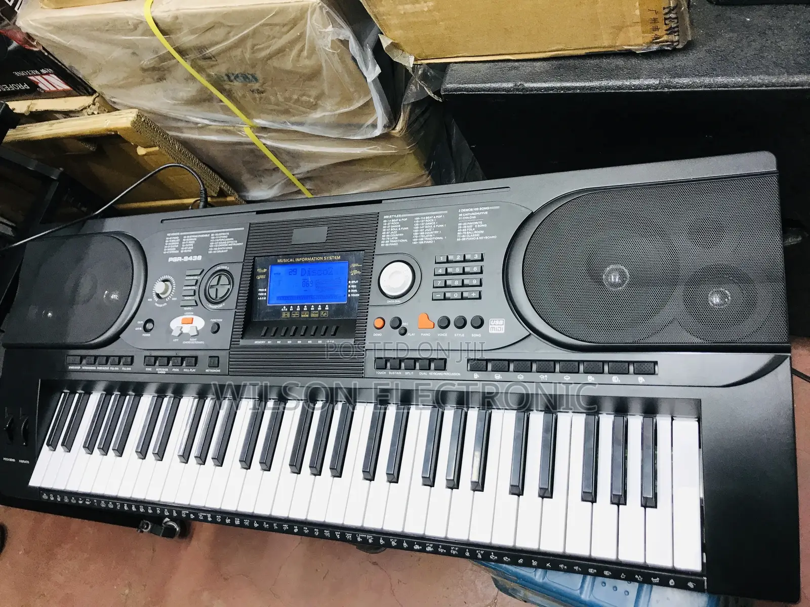 PSR Electronic Keyboard.