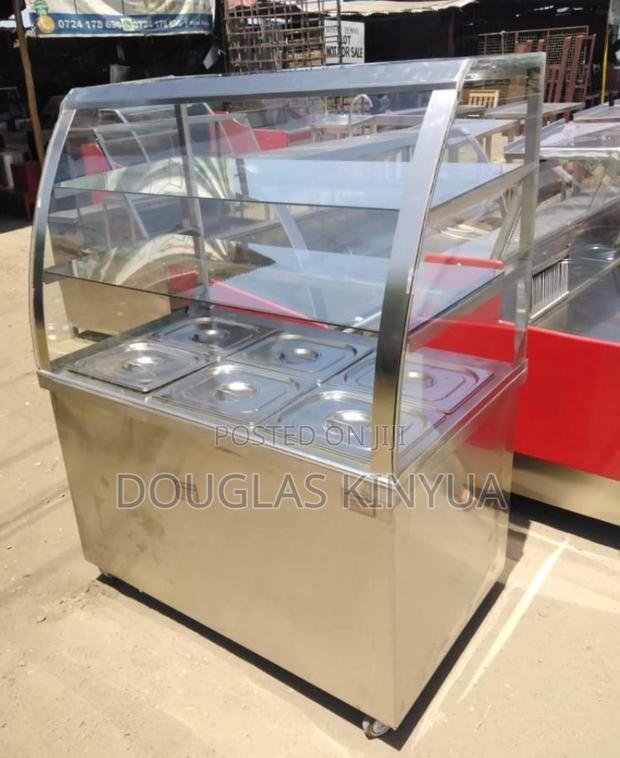 Stainless Steel Food Warmer Counter Display ( Food Warmer).