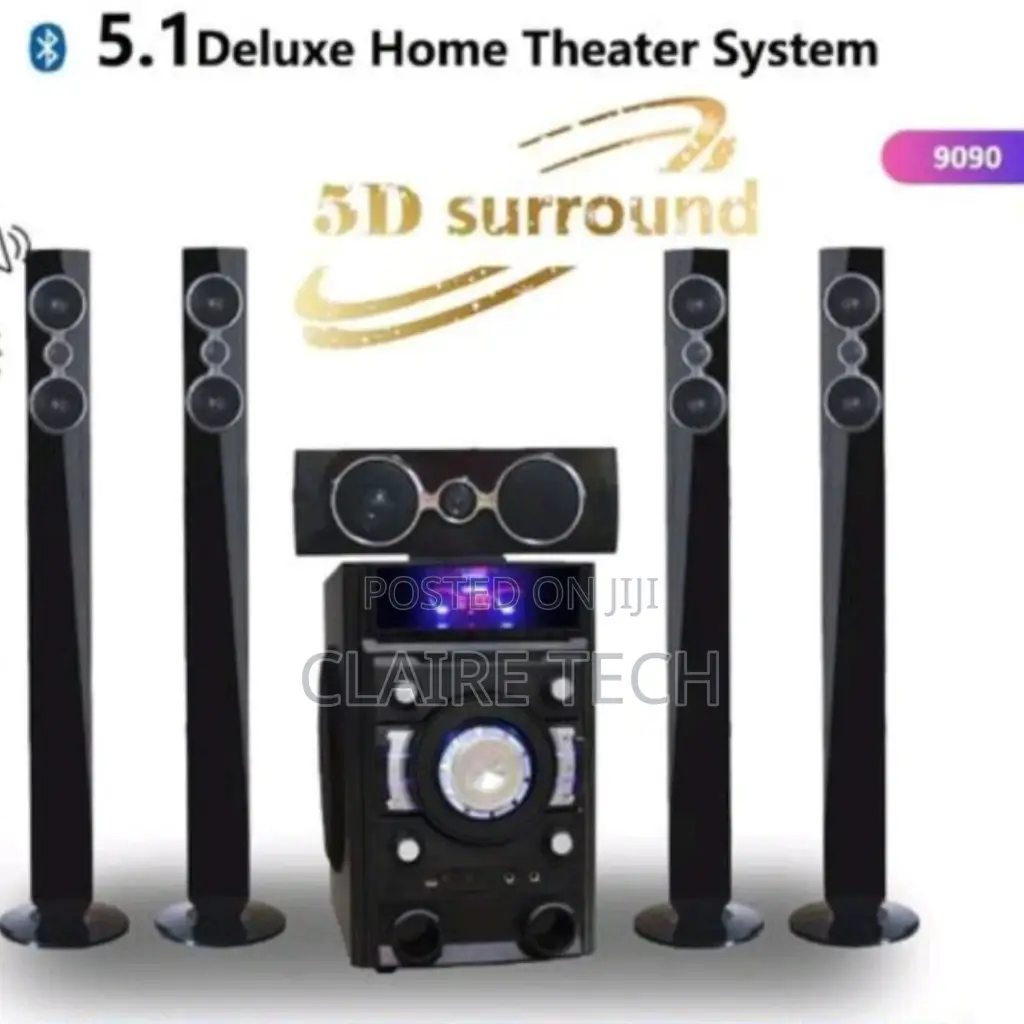 Nunix 5.1 CH Deluxe Home Theater System NU-9090A 