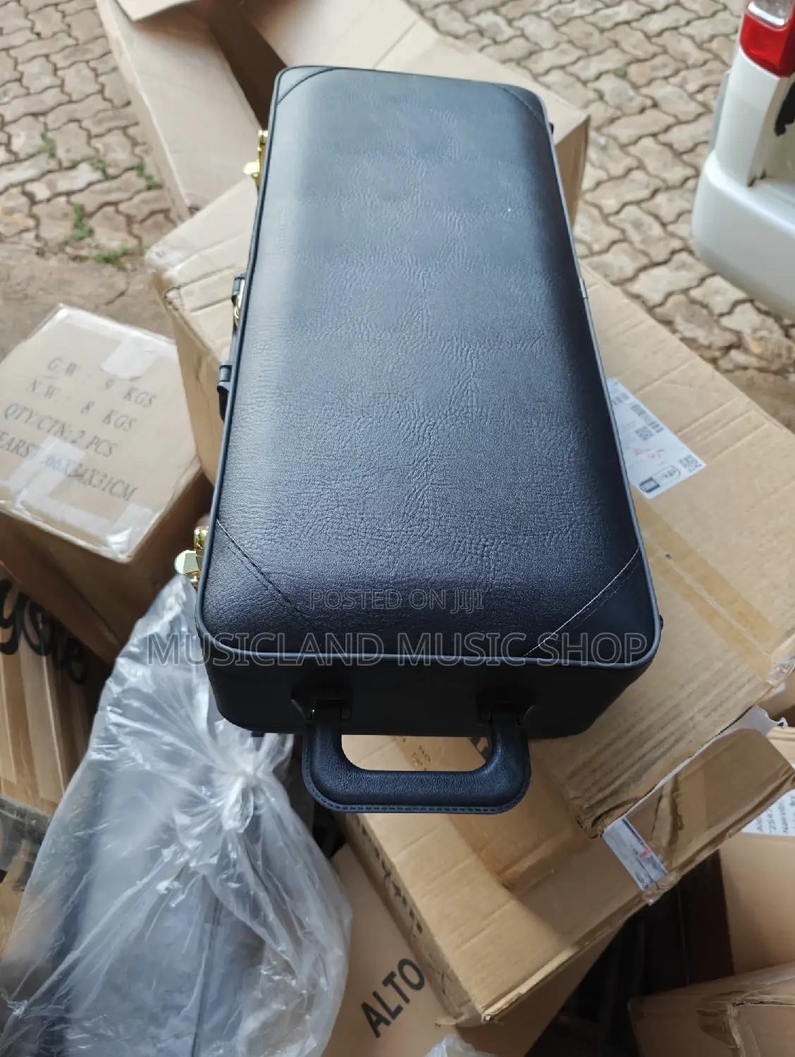 Leather Alto Sax Case