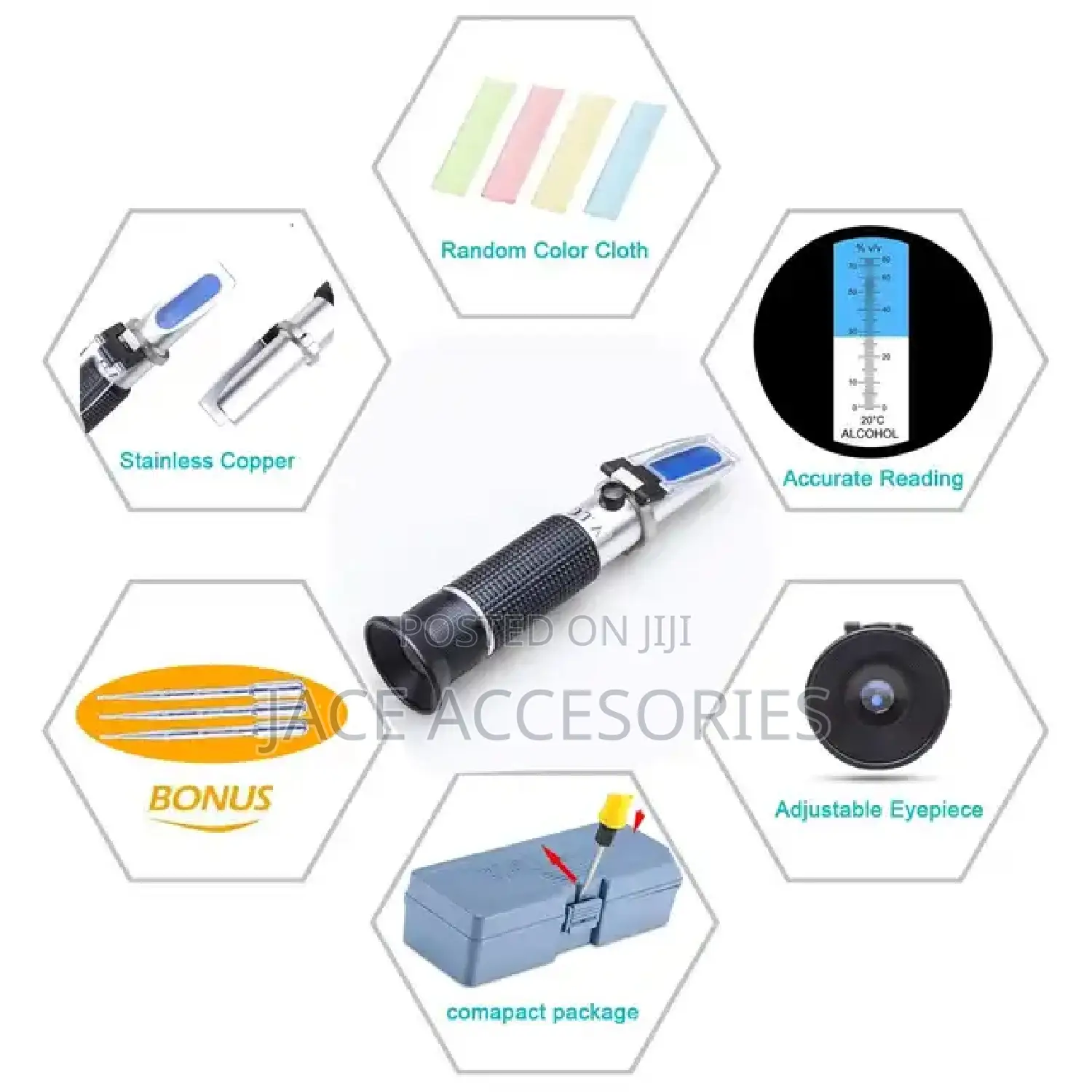 New Alcohol Refractometer 0-40°