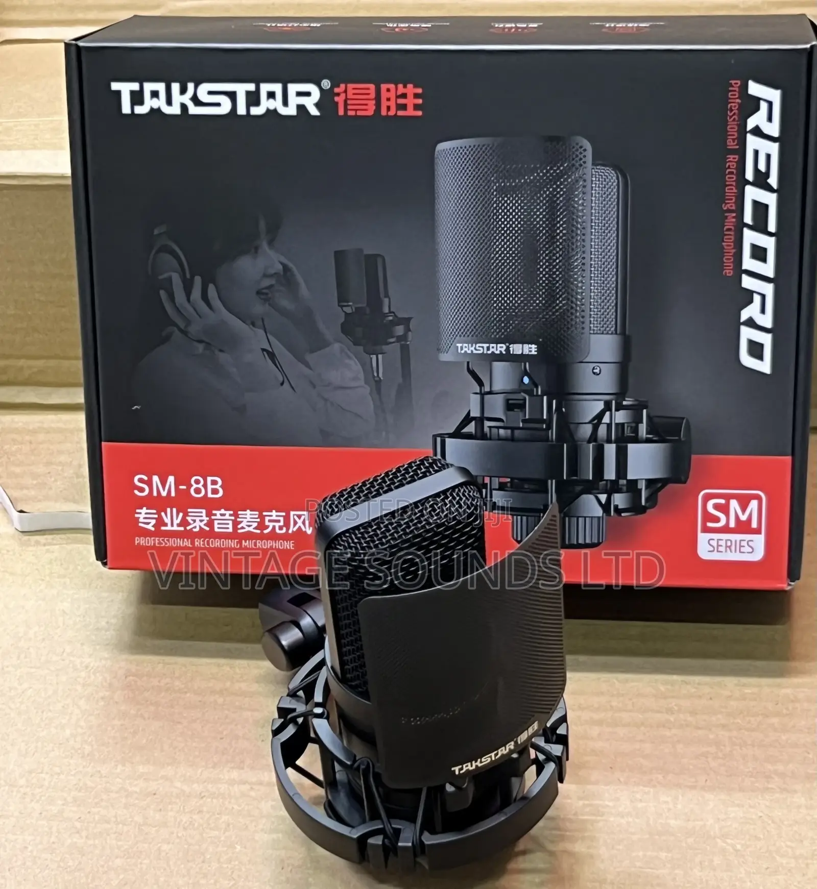Takstar SM-8B(2nd Gen) Professional Recording Microphone/New