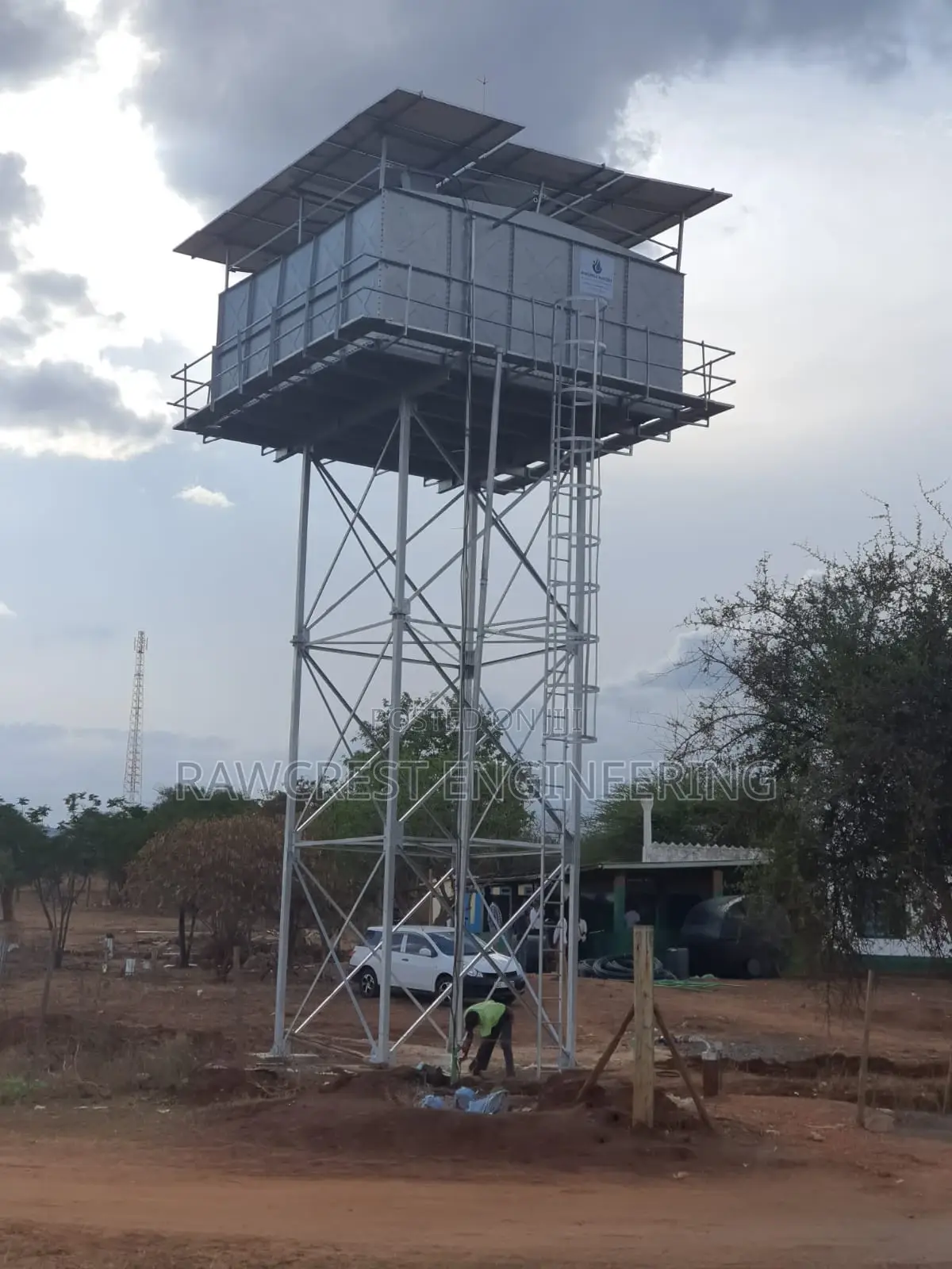 Water Pump Installation And Tower Construction