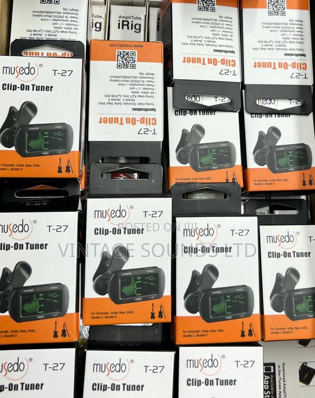 Musedo T-27 Tiny Clip On Digital Guitar Violin Tuner - thumbnail 2