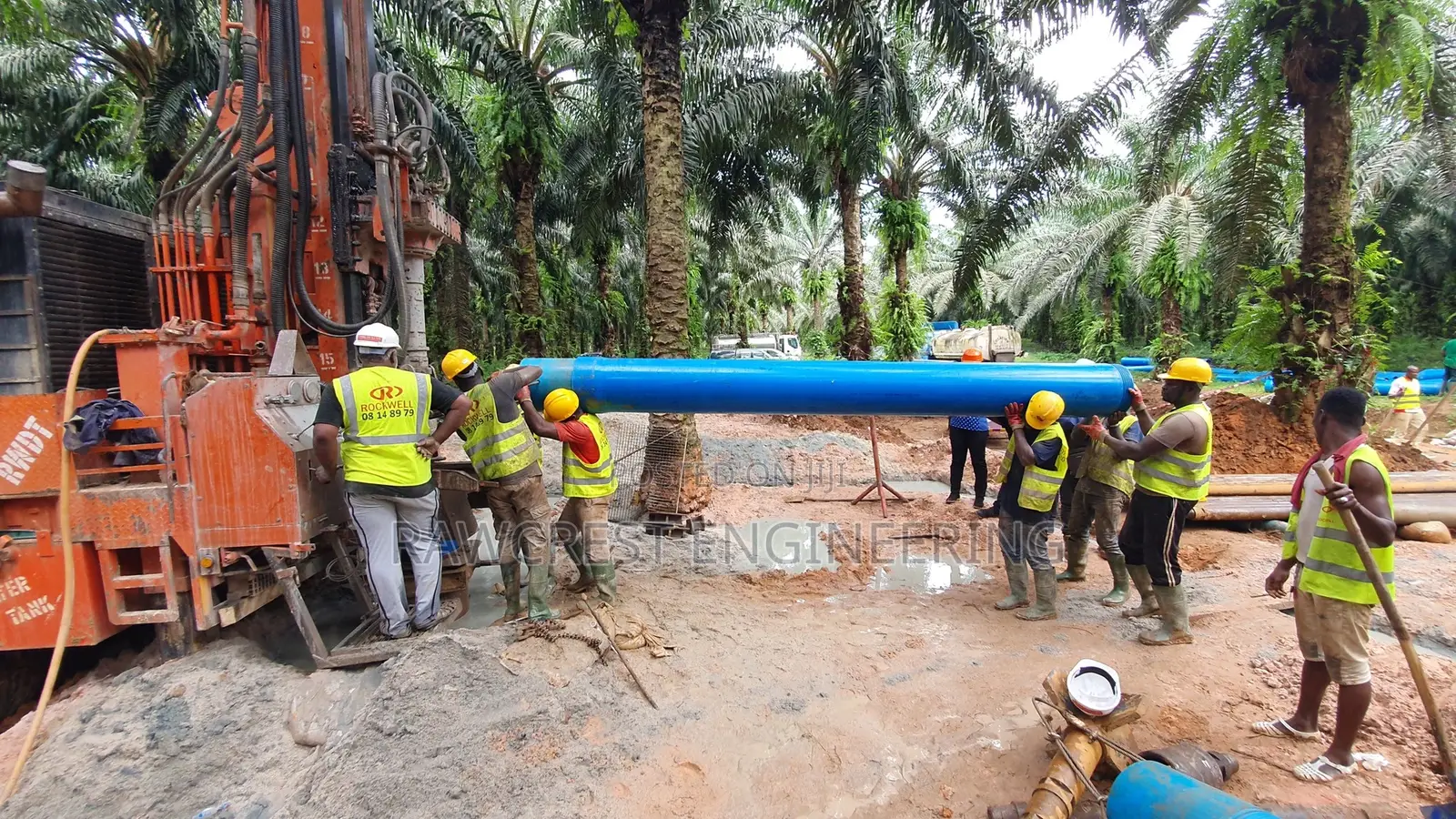 Drilling -casing -graveling -development