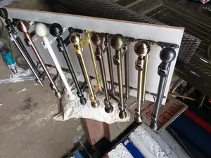 Strong Heavy Duty Jua Kali Curtain Rods for Living Room and Bedroom