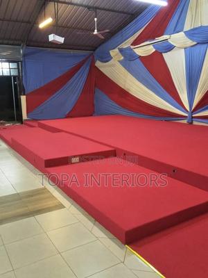 Seamless Church Red Carpets for Wall to Wall Altar Floor Covering