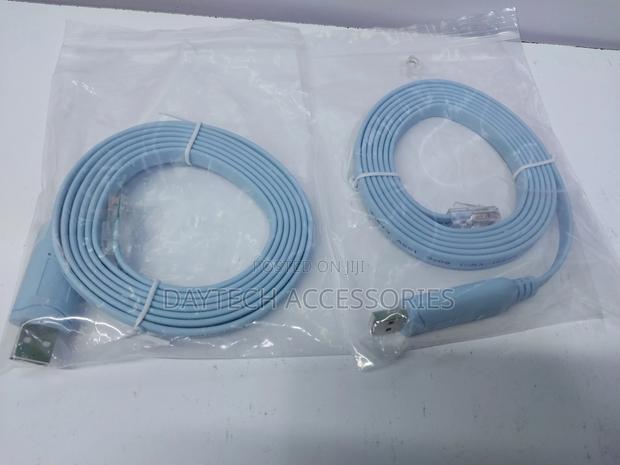 7ft(2m) Usb (Male) to Rj45 (Male) Console Cable (Blue)