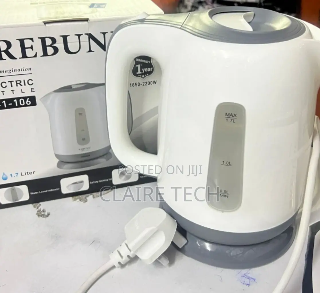 White Rebune 1.7 Litres Water Kettle RE-1-106