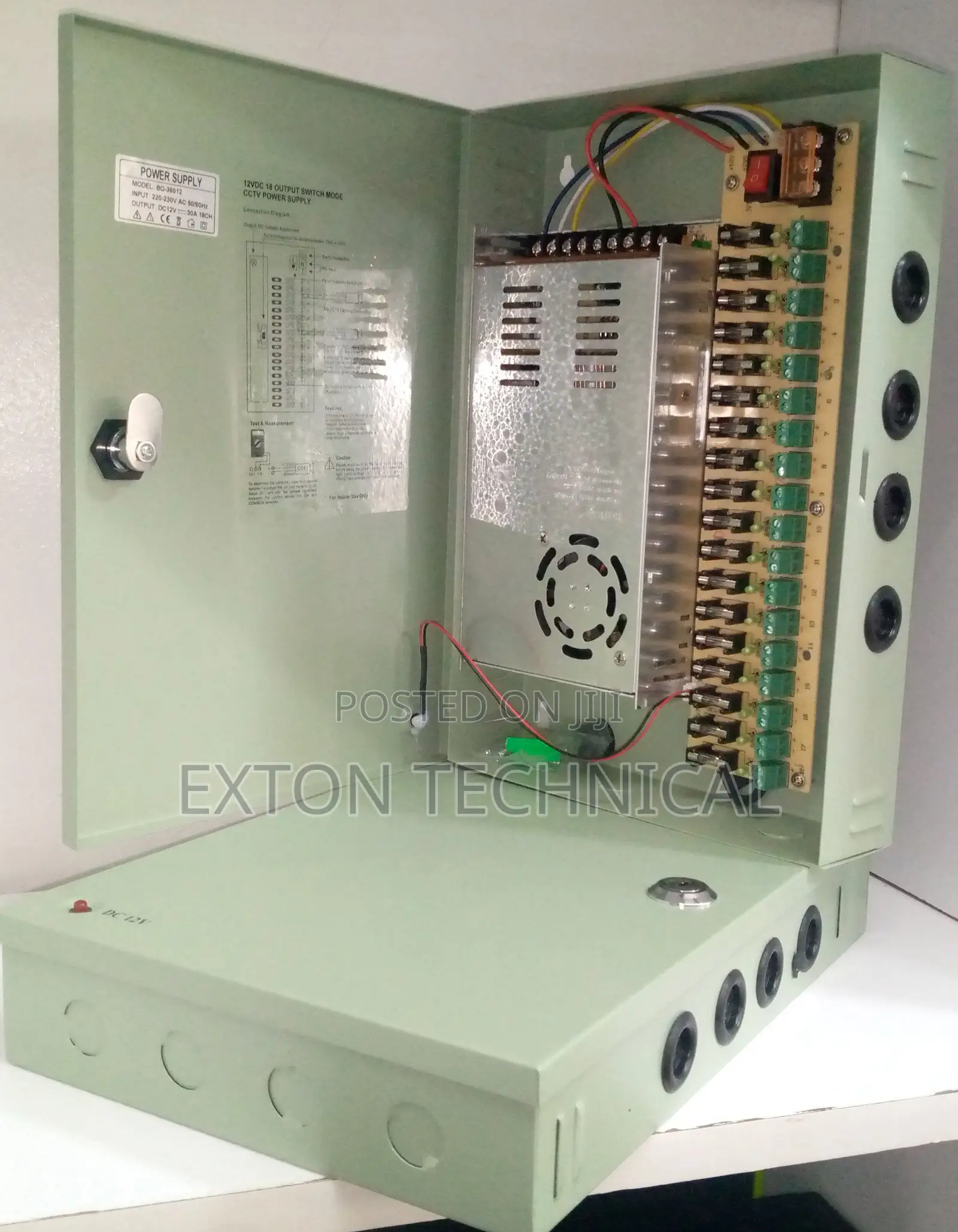 CCTV Power Supply 12v 30amp Closed