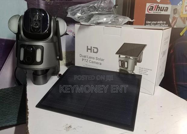 Double Lens UBOX 4G Simcard Solar PTZ Camera - main view